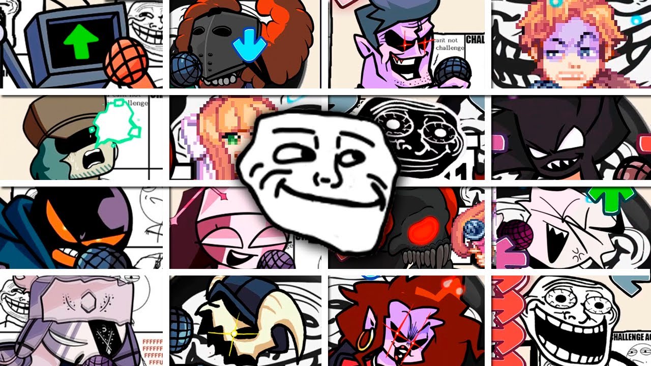 Mistaken but every Opponent's turn a Different Character Sings - Friday Night Funkin'