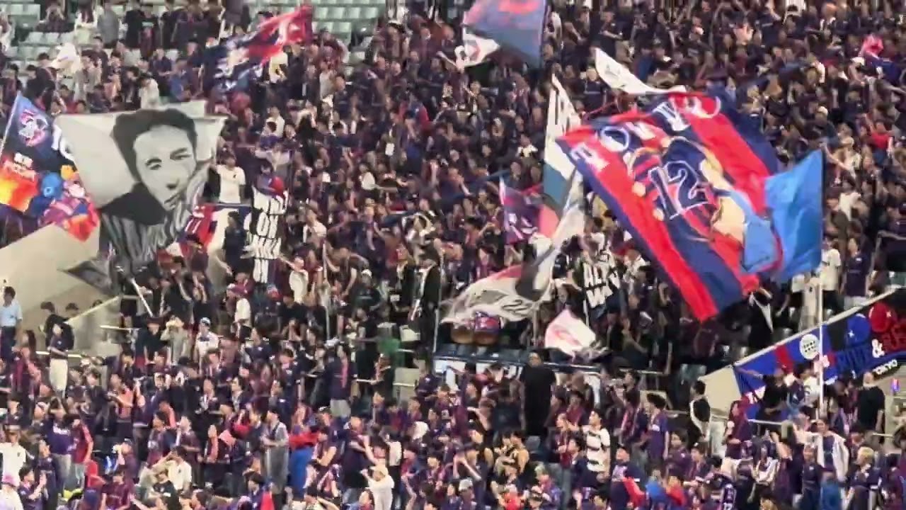 FC東京対浦和レッズ 選手紹介 さいスタ美園から歩いて30分 田舎でも ユルネバ 選手入場