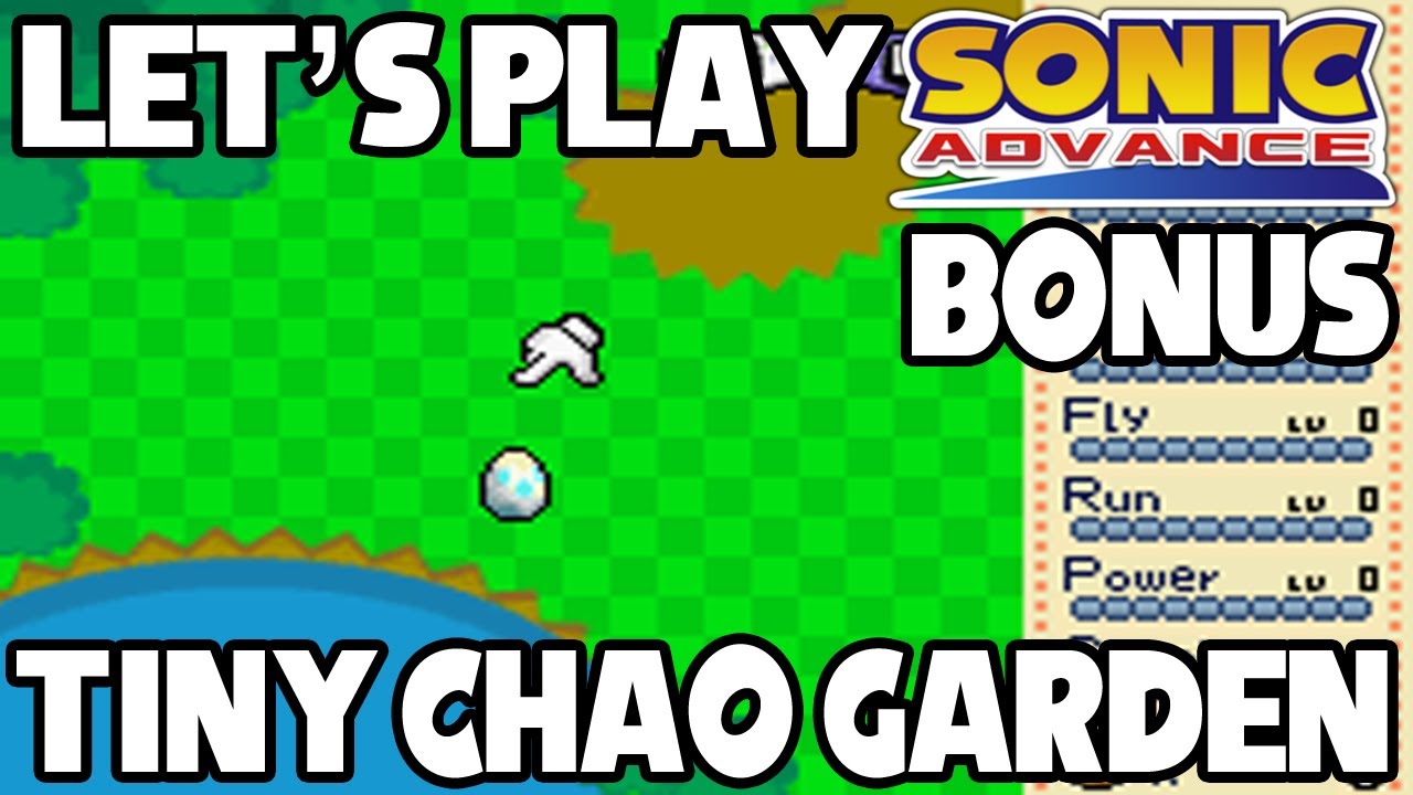 Let's Play Sonic Advance -- [BONUS] Tiny Chao Garden