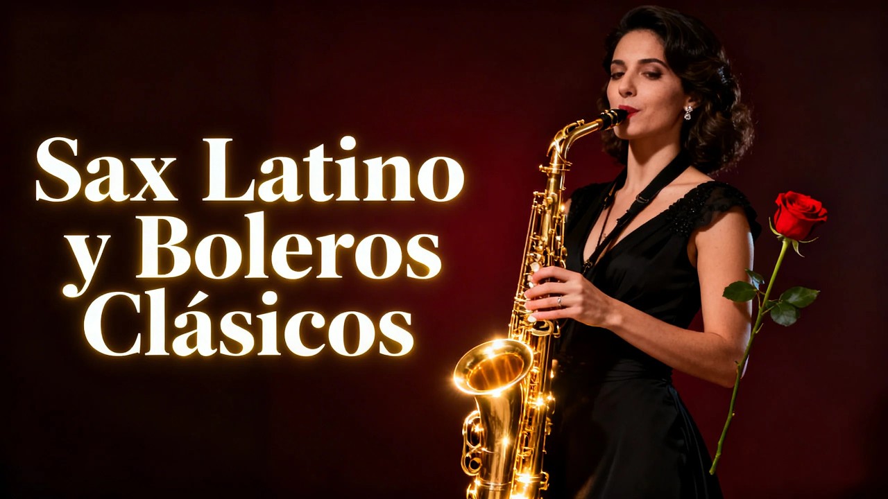 Sax Latino y Boleros Clásicos | Música Romántica Instrumental