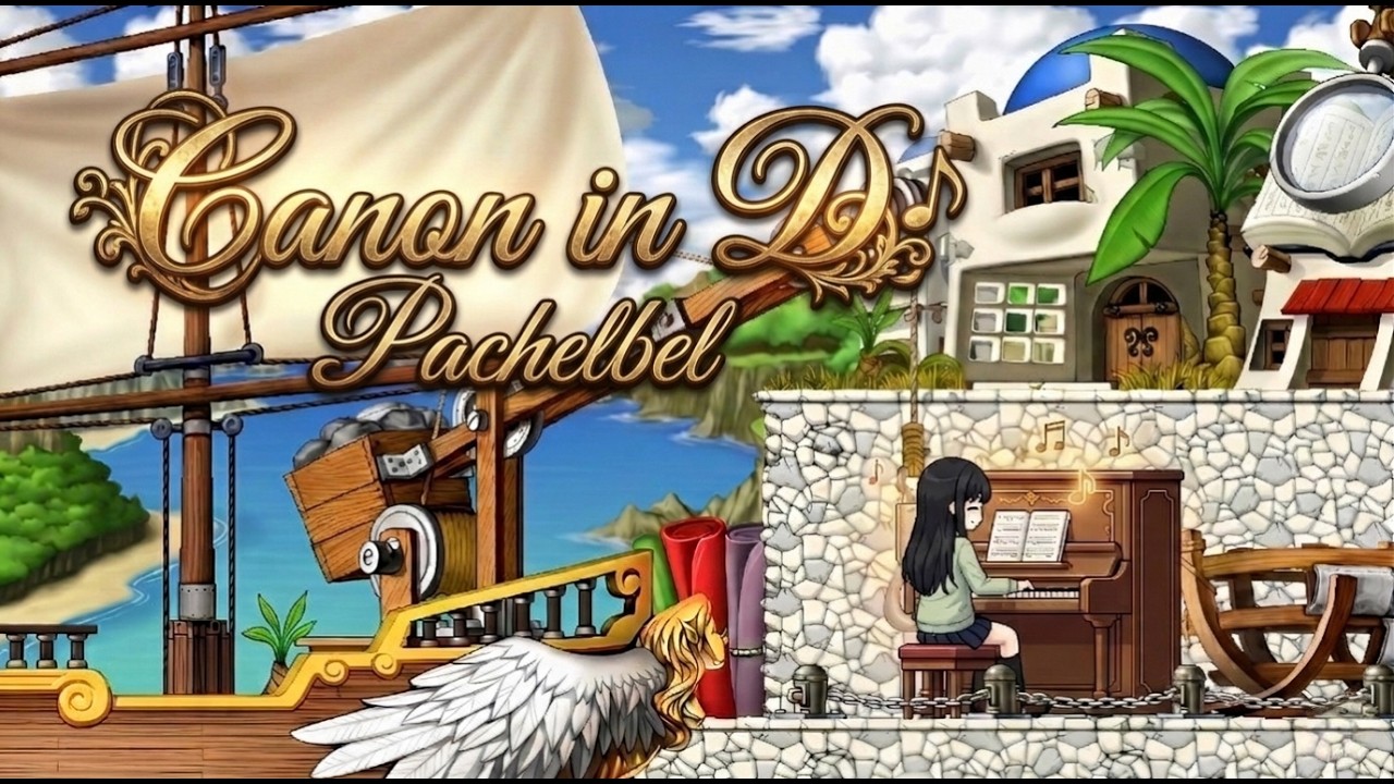 [MapleStory x Canon in D] When Lith Harbor Meets Classical Music🌊 | Crossover Remix (1 Hour)