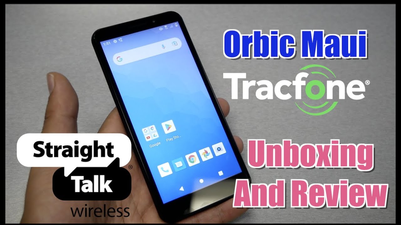 Orbic Maui Unboxing and review for Tracfone, Straight talk, Verizon