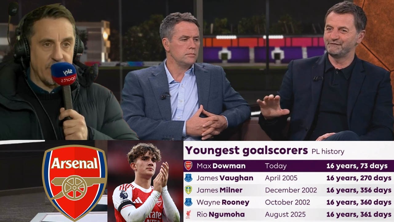 Max Dowman Makes Premier League History With A Special Goal💯Gary Neville: Arsenal Win The Title Race