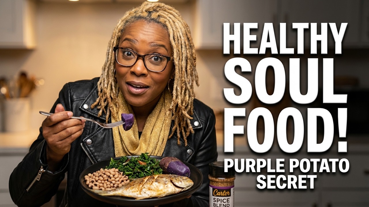 Juicy Pompano Fish Dinner with Kale & Purple Sweet Potato | Baby, Its Cold Outside