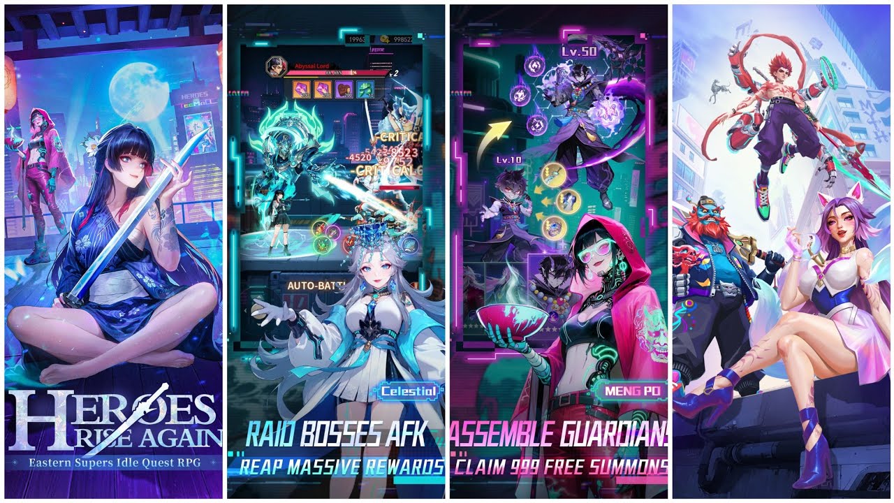 HERO RUSH INVOKER: ГЕЙМПЛЕЙ. НОВАЯ RPG-ИГРА ДЛЯ ANDROID/iOS