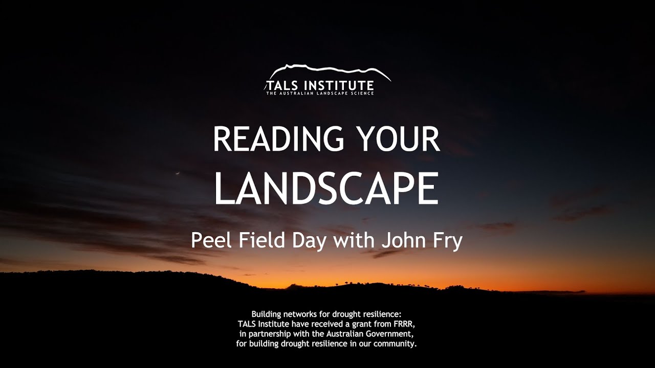 Reading Your Landscape - Landscape Literacy Field Day with John Fry at Peel