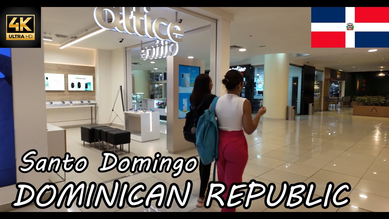 4K Walking Tour - Acropolis Shopping Mall Santo Domingo Distrito Nacional Dominican Republic