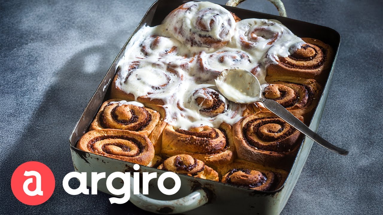ΡΟΛΑΚΙΑ ΚΑΝΕΛΑΣ (Cinnamon rolls) της Αργυρώς | Αργυρώ Μπαρμπαρίγου