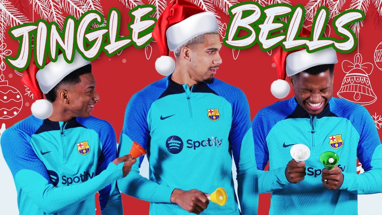 🔔 ANSU FATI, ARAUJO & BALDE I JINGLE BELLS CHALLENGE 🎄🎅