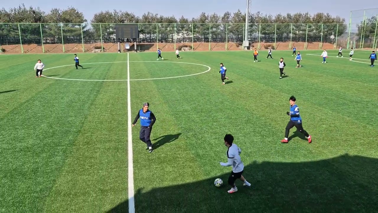 2026.02.18 원주 프라임FC(흰색) VS 비열FC (파랑) 4쿼터