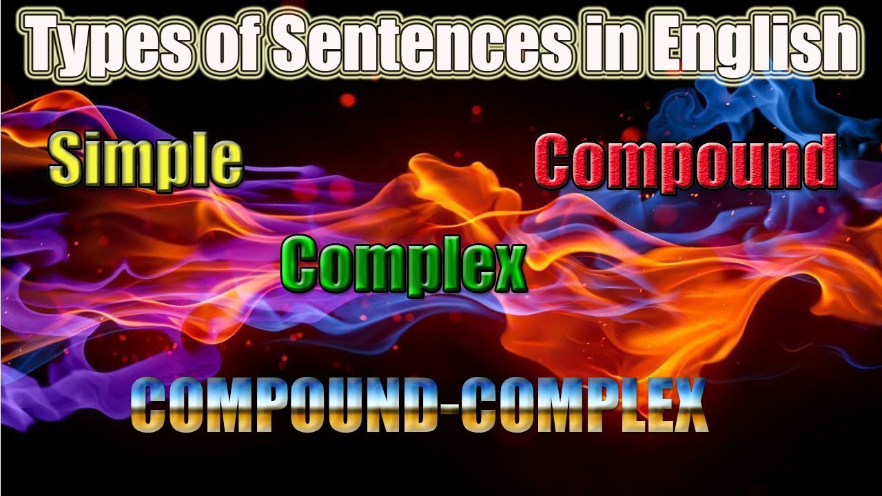 Simple, compound, Complex, and Compound Complex Sentences | Exercises (Ejercicios explicados)