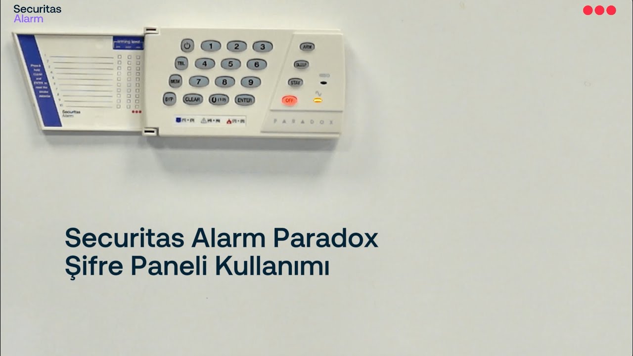 Securitas Alarm - Paradox Spectra ve SP Serisi