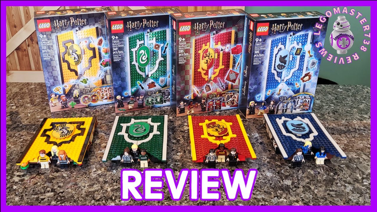 *NEW* Lego Harry Potter: House Banners Review and Comparison | LegoMaster738