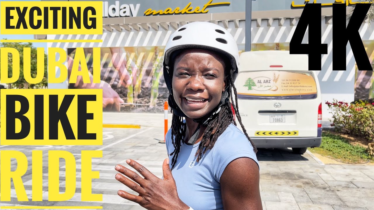 Fantastic Jumeirah 3 To District 1 Bike Ride - Dubai's Most Exciting Bike Ride - 4K