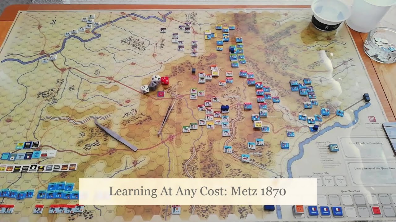 Learning to Play: At Any Cost : Metz 1870 (GMT Games) - Diagonal Move
