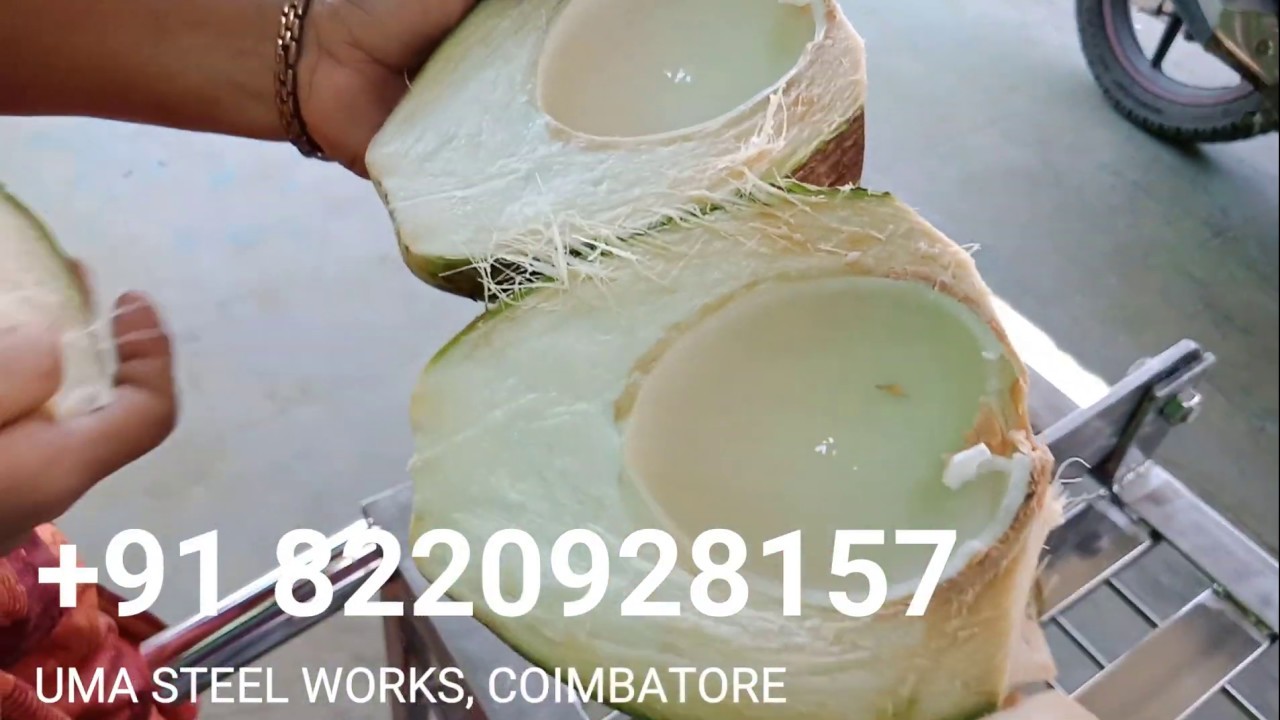 Tender Coconut Cutting Machine Sales Stainless Steel | +91 8220361505 | Uma Steel Works