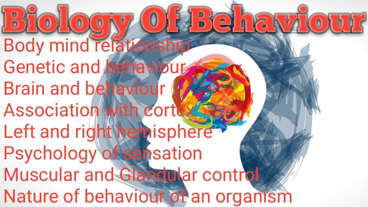 हिन्दी में || Biology Of Behavior || Unit 2 || Psychology || B.Sc Nursing
