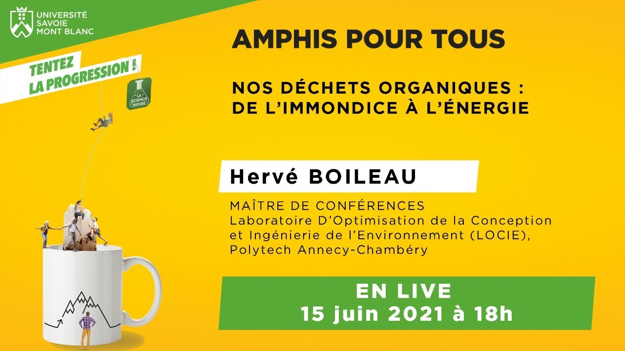 Amphis pour tous - Nos déchets organiques : de l'immondice à l'énergie