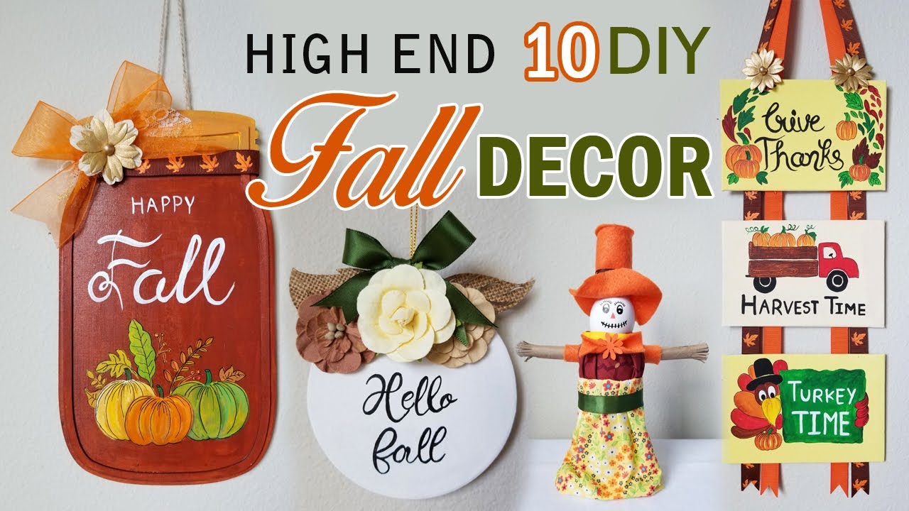 10 DIY Fall Decor 2021 | High End Fall Decorating Ideas