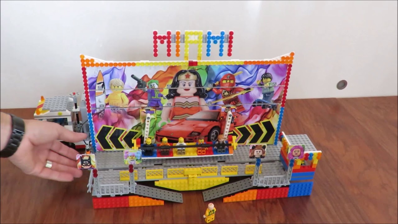 Lego Miami fairground ride with power functions