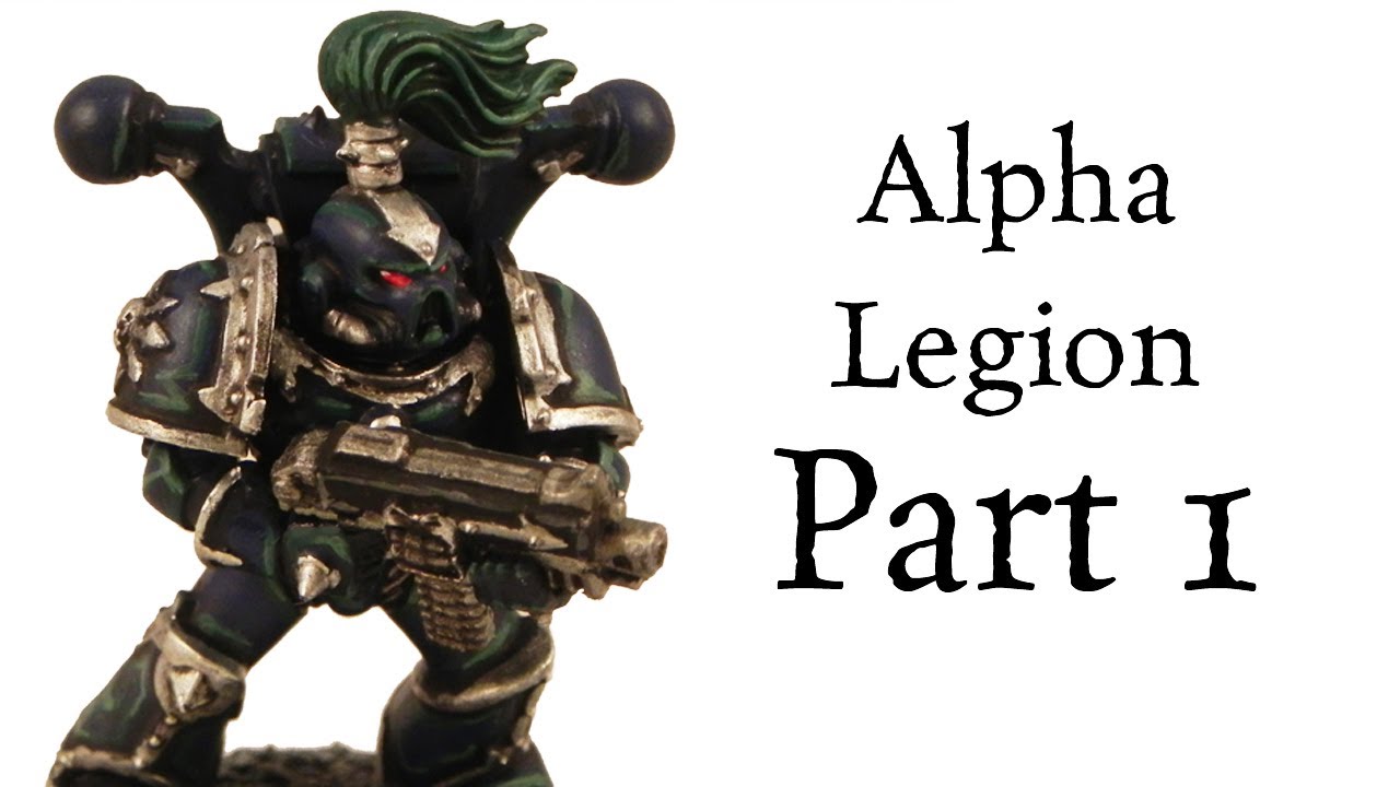 How to paint Alpha Legion Chaos Space Marines (Dark Scheme) pt.1