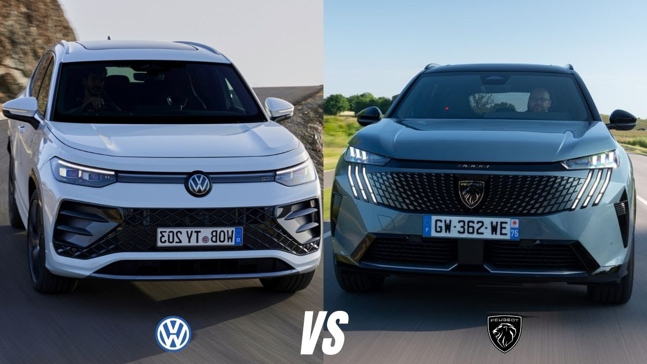 Volkswagen Tayron против Peugeot 5008 — какой 7-местный внедорожник доминирует?