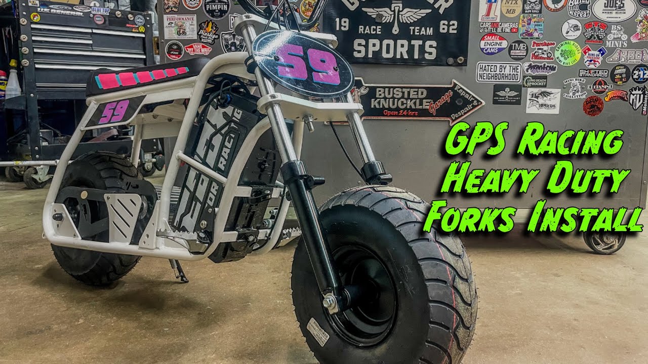 GPS Racing Heavy Duty Forks Install on the EBox Dragster!