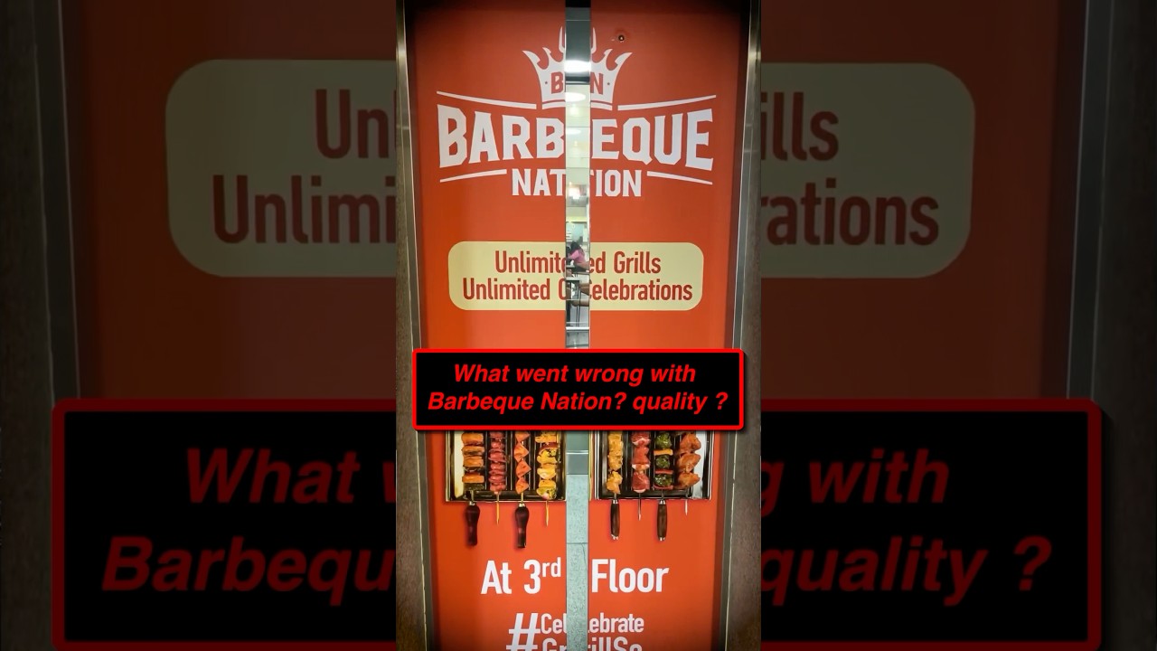 What went wrong with Barbeque Nation ? Quality? #shorts #barbequenation #startup