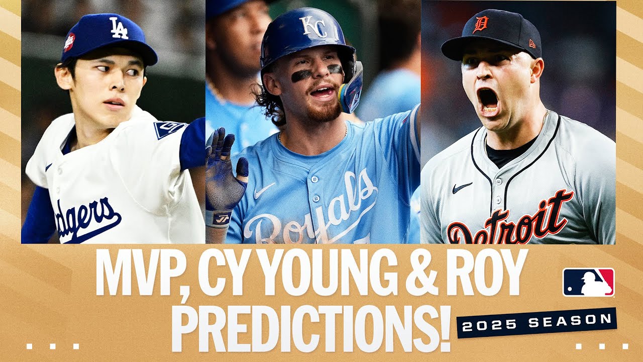 2025 AL & NL MVP, Cy Young and Rookie of the Year predictions!