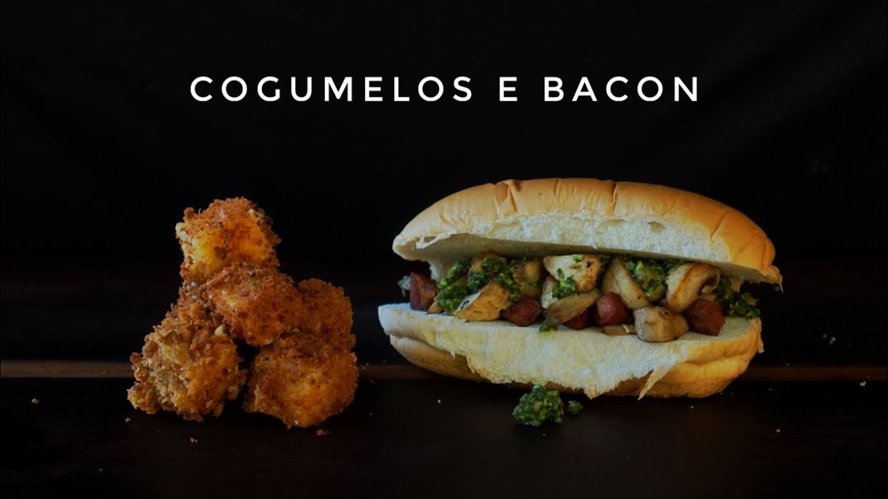 Cogumelos e Bacon com Provolone | Receita de Sandu&iacute;che