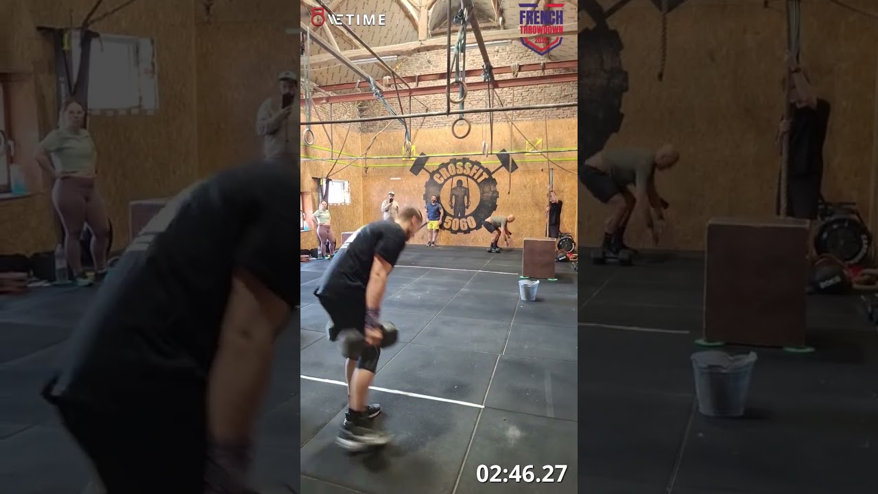 French throwdown 2026 indiv. Homme RX qualif wod 3