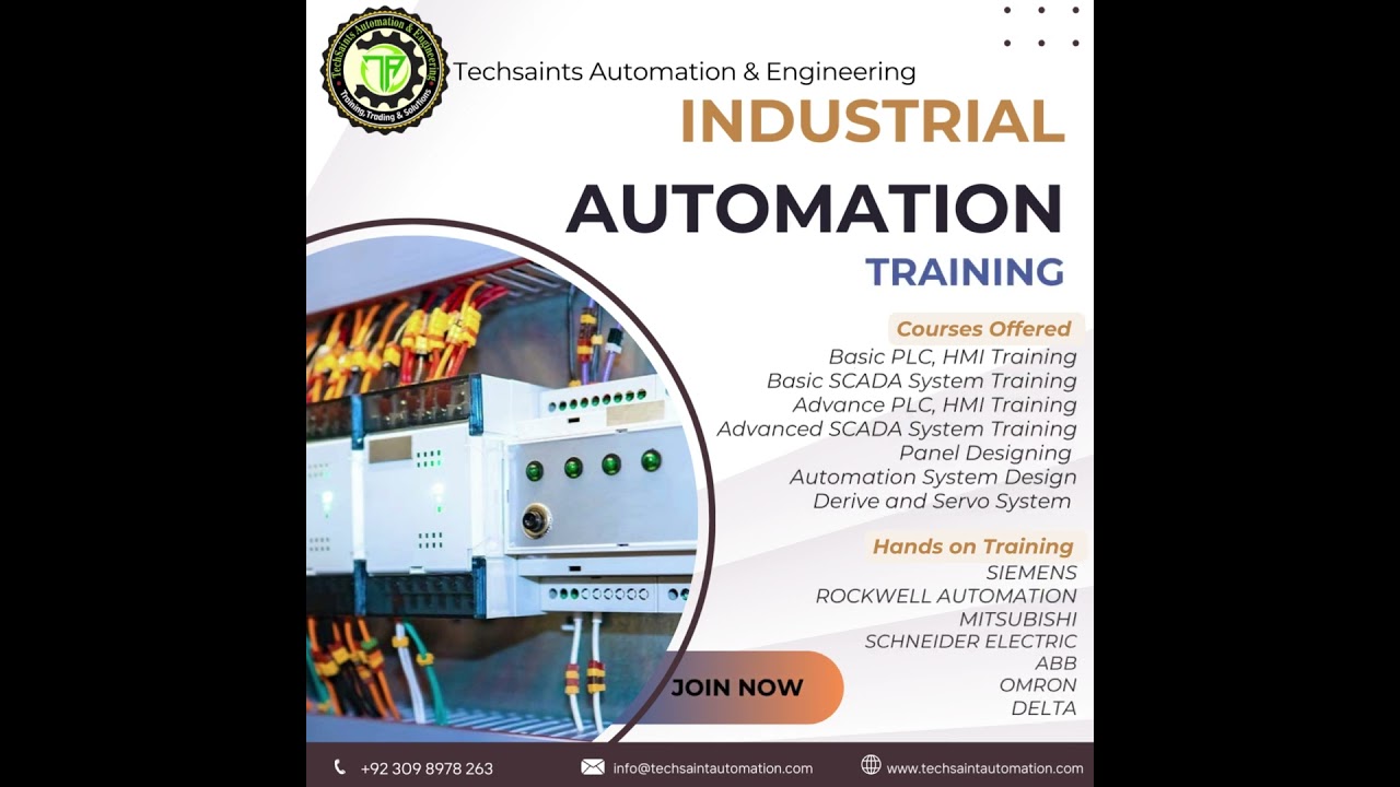 Industrial Automation Training (PLC, HMI & SCADA)