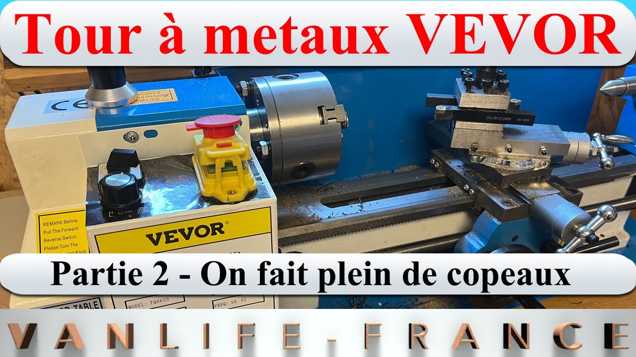 Tour à Métaux VEVOR : Installation, Avance Automatique, Alésage, et Taraudage Expliqués Pas à Pas!