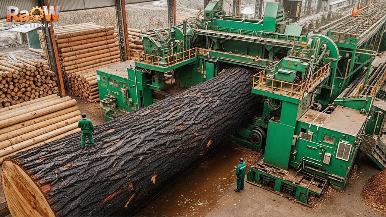Inside North America’s Oldest Family Sawmill: From Forest to Lumber | Full Wood Production Journey