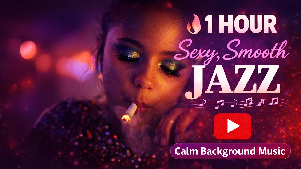 Sexy Smooth Jazz Night 🌙 | 1 Hour Calm Lounge Music for Relaxing