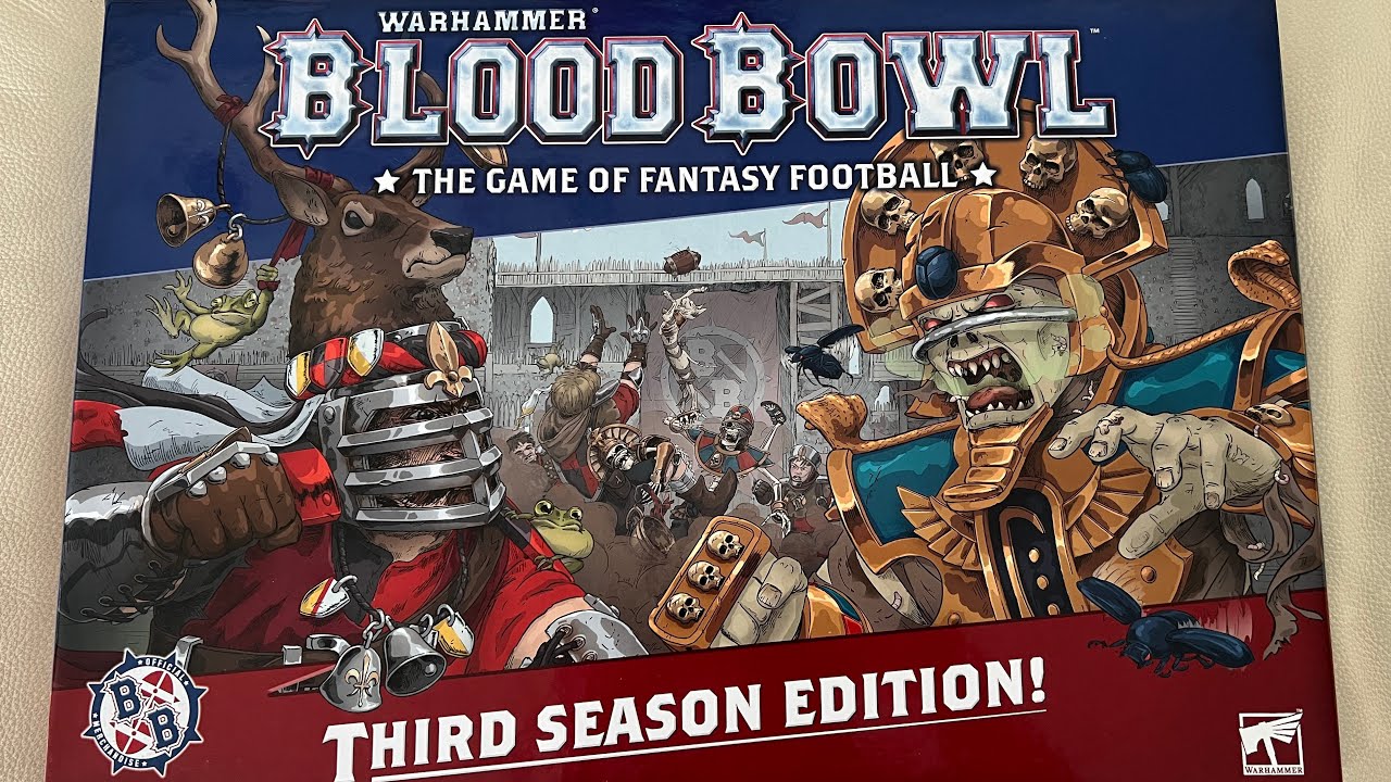 Blood Bowl Third Season Edition Unboxing and Rulebook review 