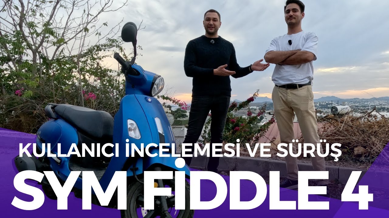 SYM Fiddle 4 İncelemesi Bodrum’da Gerçek Kullanıcı Testi + Sürpriz Sürüş!