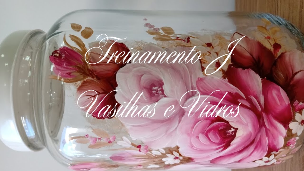 COMO PINTAR ROSAS EM VIDRO