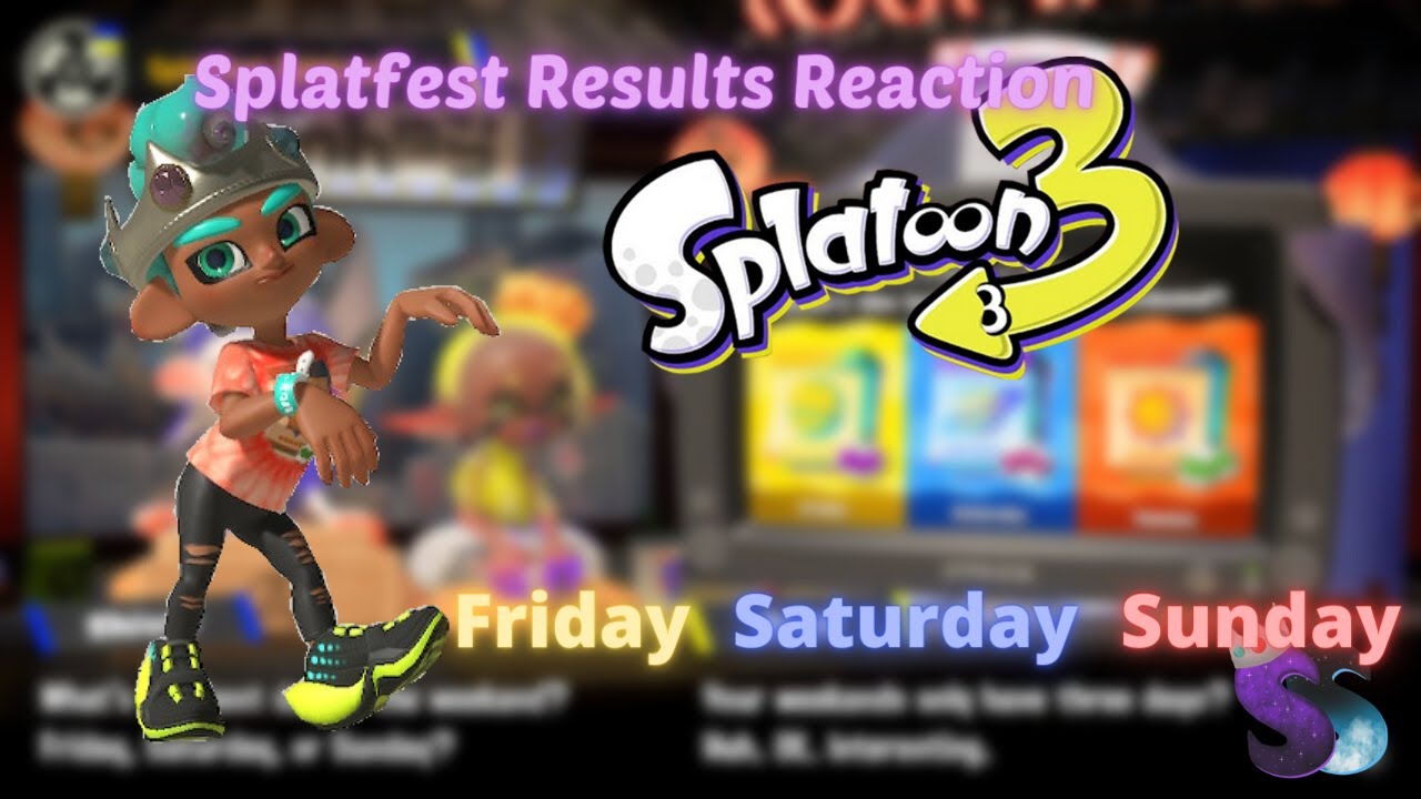 Splatoon 3 Splatfest: Friday/ Saturday/ Sunday Splatfest Results Reaction