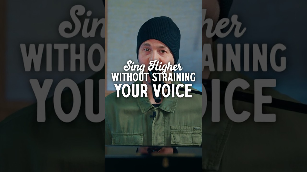Sing HIGHER WITHOUT STRAINING Your Voice!  SING THIS EXERCISE #singer #singing #voice #music #shorts