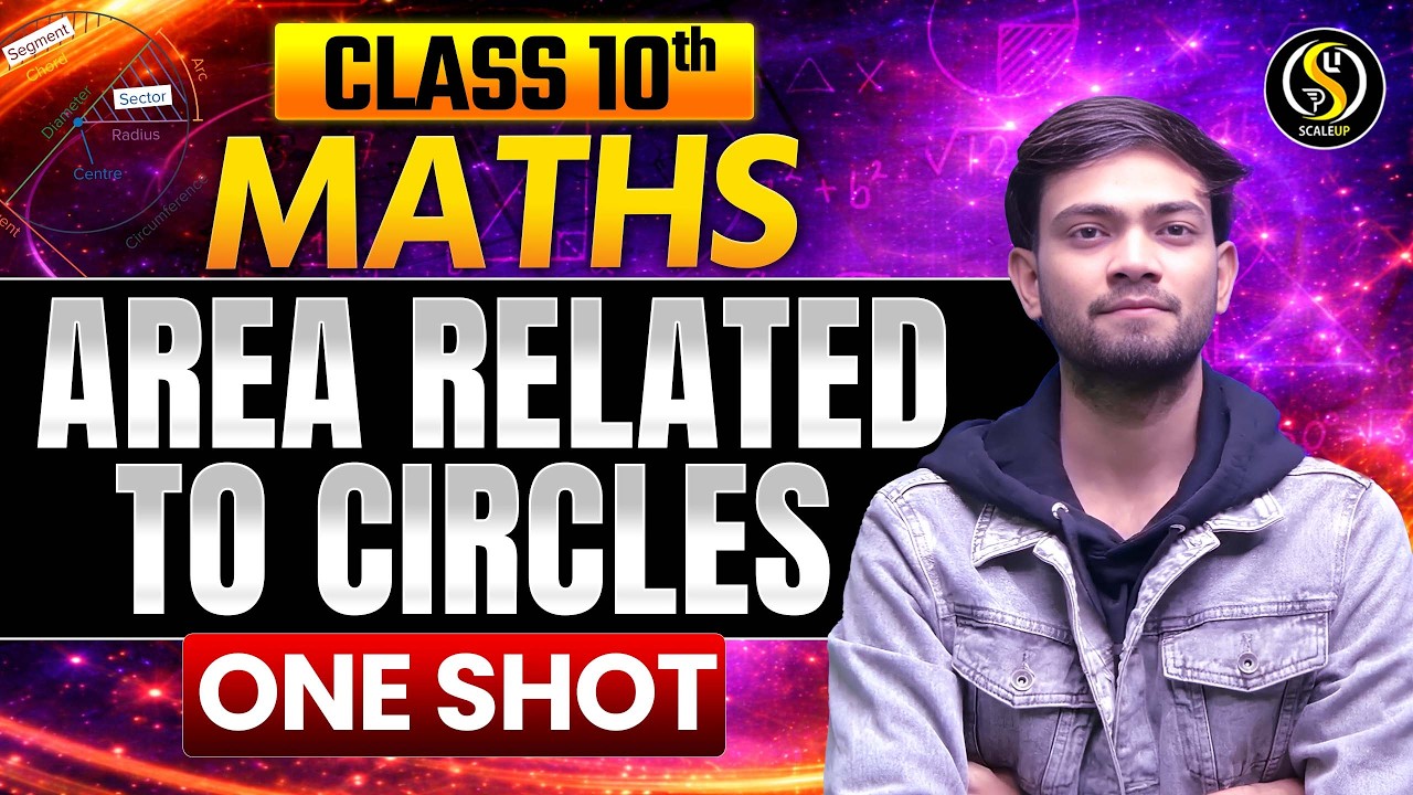 🔴 LIVE : Area Related to Circles Class 10 One Shot 🔥 | All Formulas + MCQs + PYQs  | Raj Sir