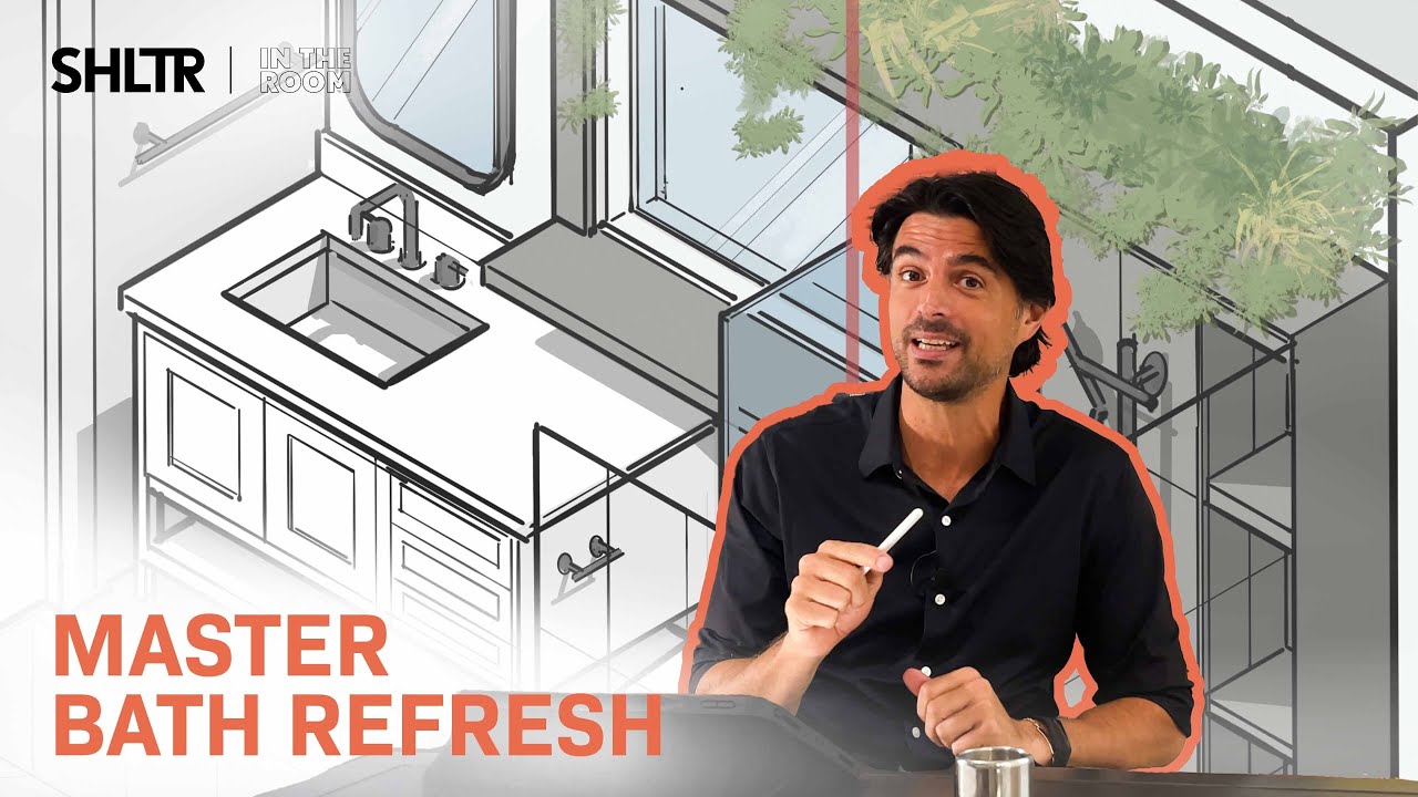 Creating a MODERN MASTER BATHROOM | In The Room with John Gidding