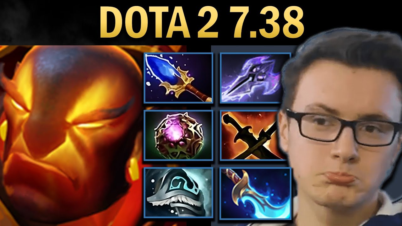 Ember Spirit Gameplay Miracle with Aghanims and SNY - Dota 7.38
