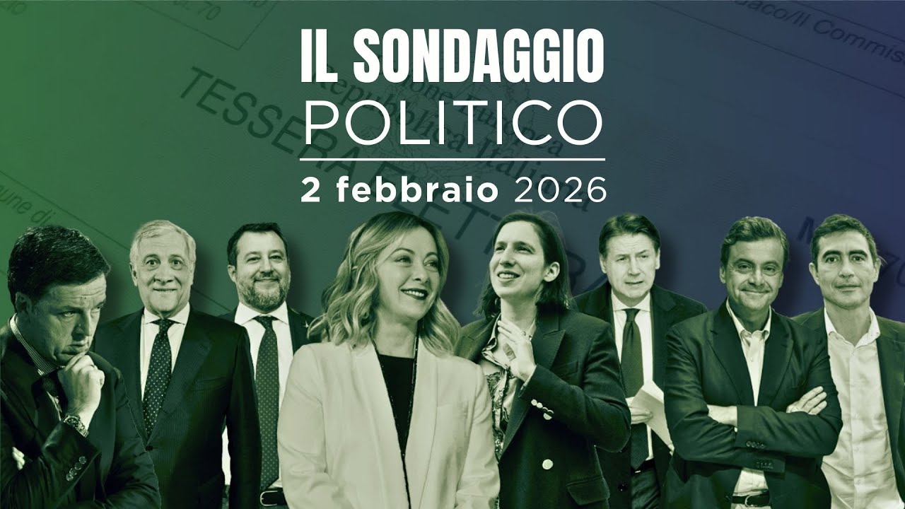 Sondaggio politico del 2 febbraio: come andrebbe se si votasse oggi