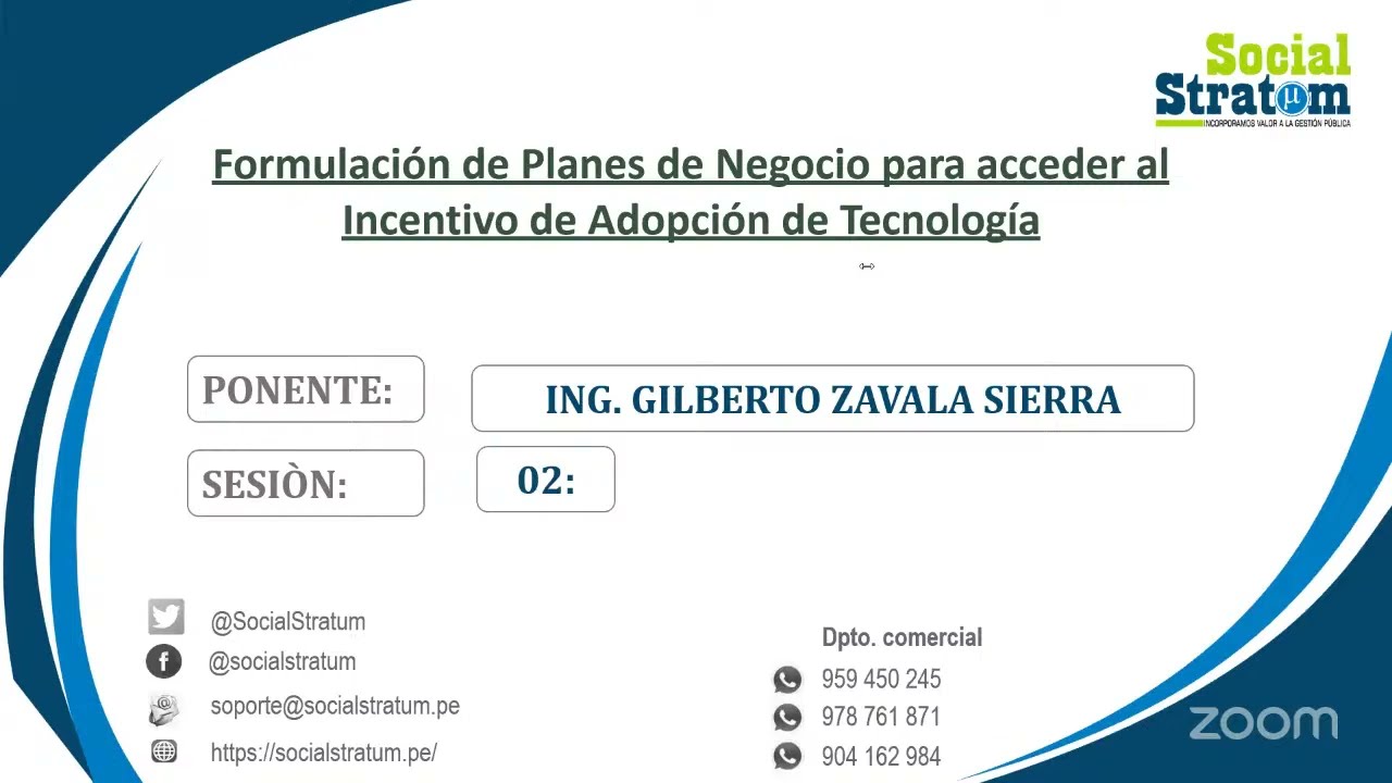 SESION 02 FORMULACIÓN Y EVALUACIÓN DE PLANES DE NEGOCIOS EN EL MARCO DEL PROGRAMA AGROIDEAS