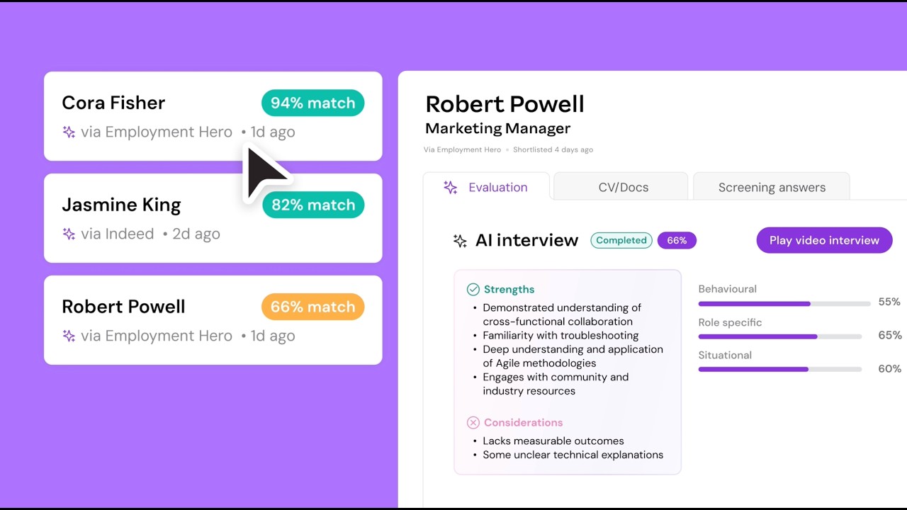 From Job Post to Signed Contract &mdash; AI Recruitment in One Platform (Australia)