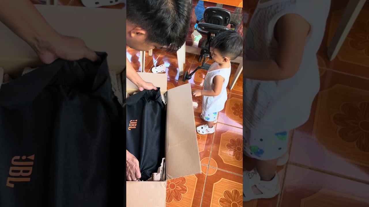 UNBOXING OUR DREAM JBL SPEAKER :) #fypシ #viral #jbl