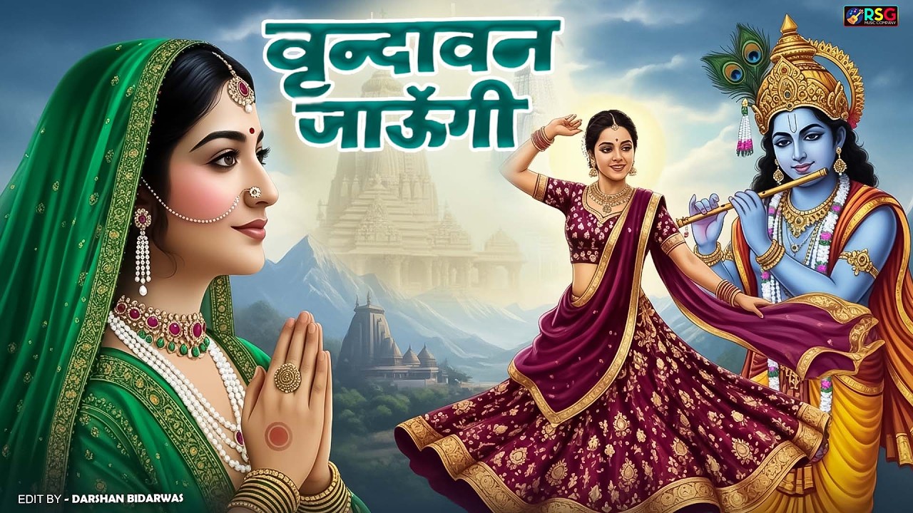 Vrindavan Jaungi | वृन्दावन जाउंगी | मेरे उठे विरह में पीर |  Krishna Bhajan 2026 | #krishna #radhe