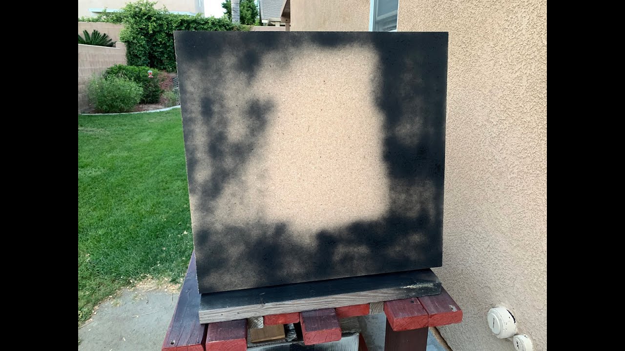 I turned an old piece of particle board into a $750 work of art!