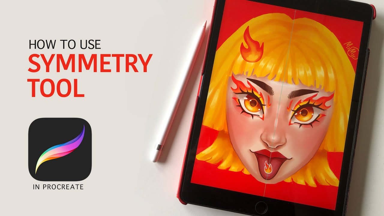 ☆ How to use SYMMETRY tool in Procreate ☆
